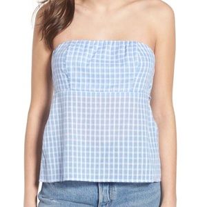 Socialite Knot Back Strapless Top